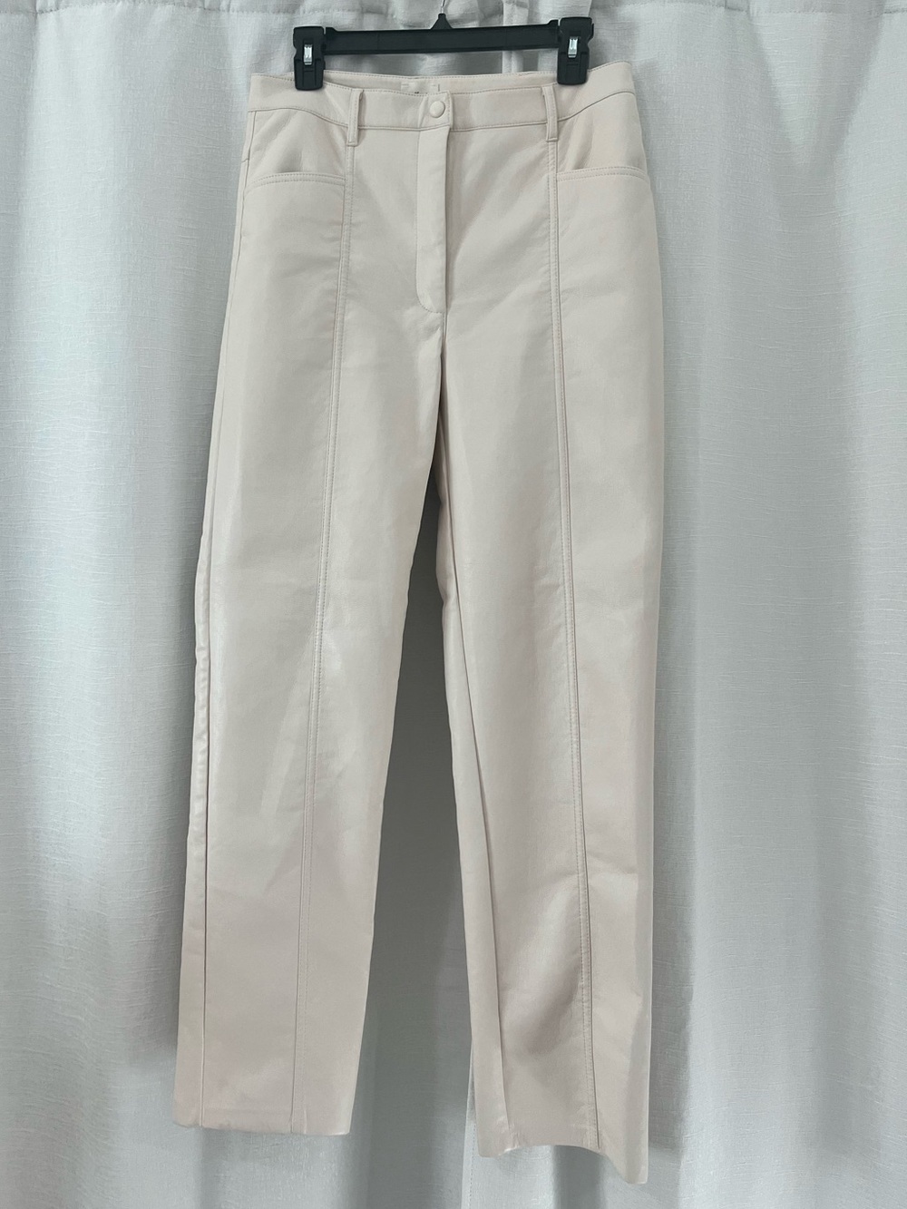 Aritzia Wilfred Rebel Vegan Leather Straight Leg Pants - Size 10